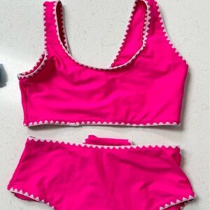 Pink Girls Bathing Suit